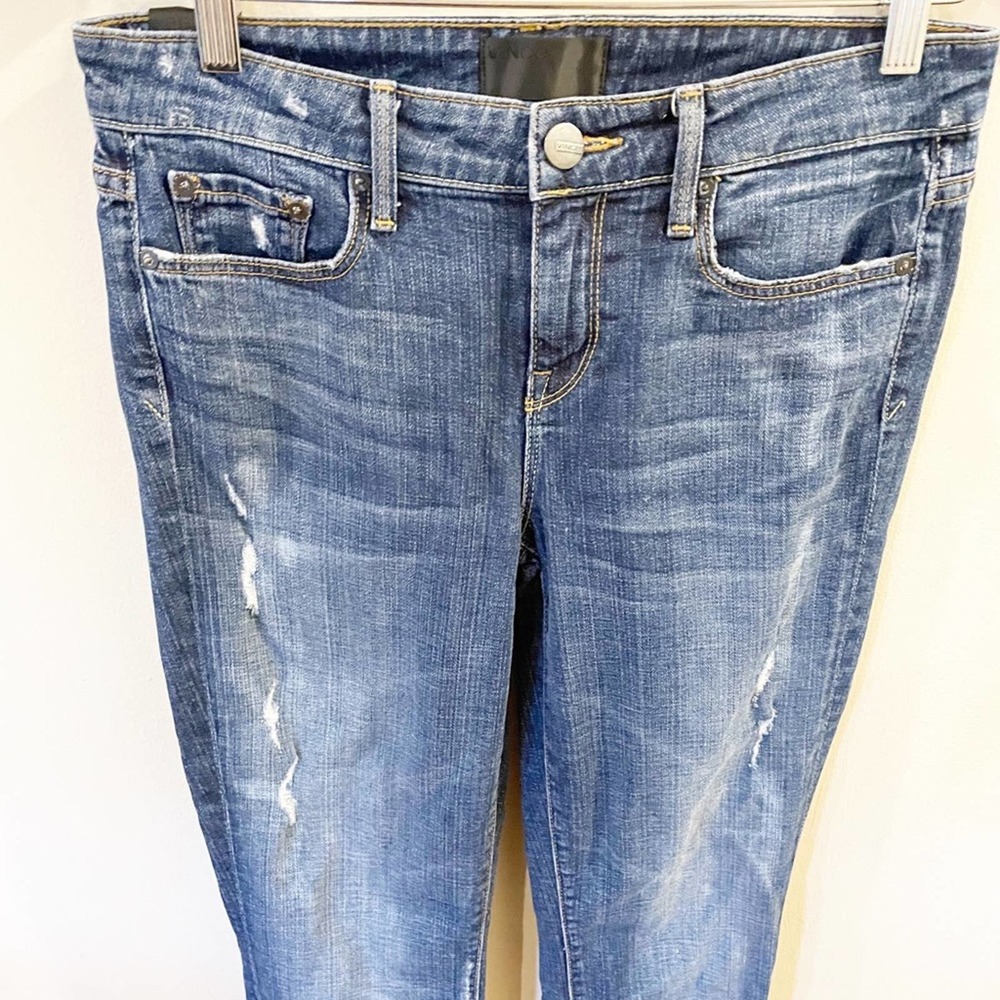 Vince Casey Cuffed Straight Leg Denim Jean Size 26 - Picture 4 of 16